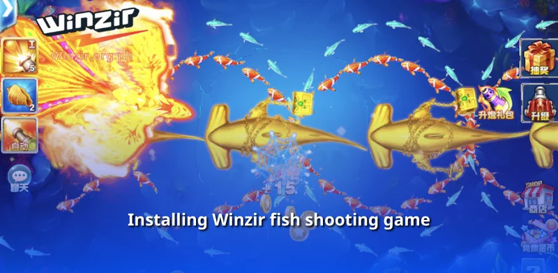 Installing Winzir fish shooting game