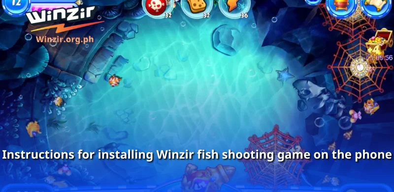 Instructions for installing Winzir fish shooting game on the phone