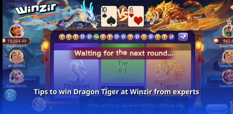 Tips to win Dragon Tiger at Winzir from experts